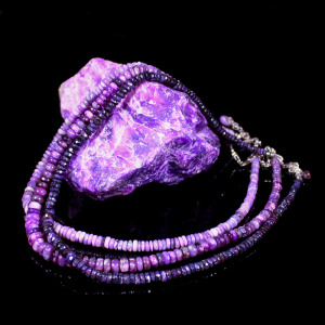 Sugilite Beaded Necklaces