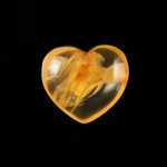 Golden Healer Quartz Crystal Heart